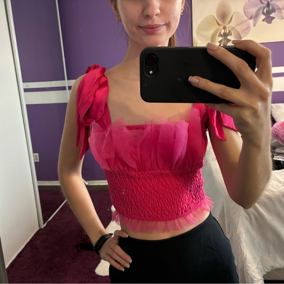 Pink Tule Top - Picture 6 of 7